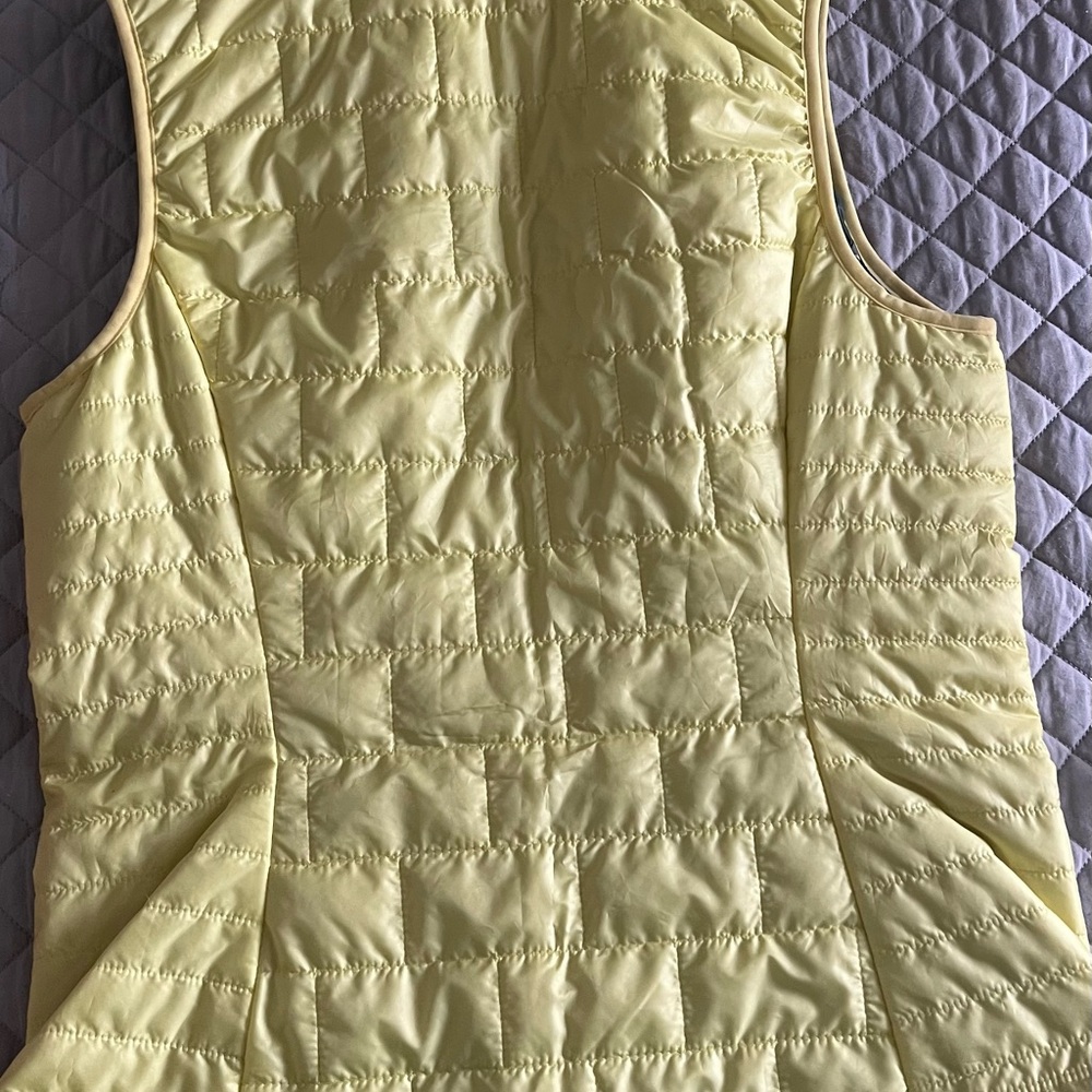 Patagonia Nano Puff Yellow Quilted Vest - Picture 5 of 5